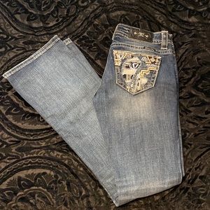 Miss me size 27 boot cut woman’s jeans worn twice